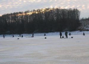 Вазузовское водохранилище. зимняя рыбалка