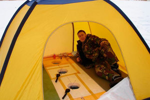 Виды палаток для зимней рыбалки