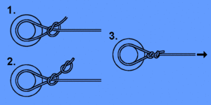 Как привязать к катушке леску: шпуля зимней удочки и завязка узла